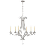 Oslo Chandelier - Burnished Silver Leaf