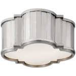 Tilden Ceiling Light - Polished Nickel / White