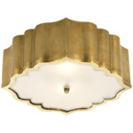 Balthazar Ceiling Light - Natural Brass / Frosted