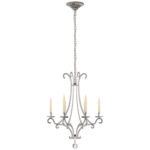 Oslo Chandelier - Burnished Silver Leaf