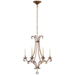 Oslo Chandelier - Gilded Iron
