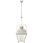 Holborn Pendant - Old White / Clear