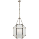 Morris Pendant - Polished Nickel / Frosted