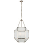 Morris Pendant - Polished Nickel / Frosted