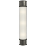 Oxford Bathroom Vanity Light - Bronze / Frosted
