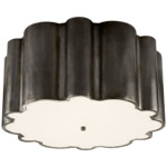 Markos Ceiling Light - Gun Metal / Frosted