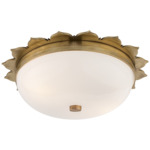 Rachel Ceiling Light - Natural Brass / White