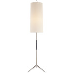 Frankfort Floor Lamp - Polished Nickel / Linen