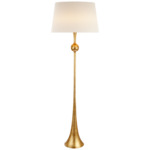 Dover Floor Lamp - Gild / Linen