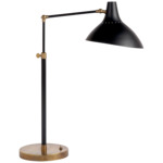 Charlton Adjustable Head Table Lamp - Brass / Black