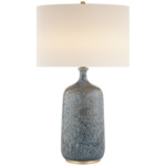 Culloden Table Lamp - Blue Lagoon / Linen