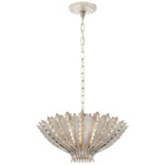 Hampton Chandelier - Burnished Silver Leaf