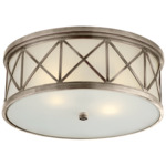 Montpelier Ceiling Light - Antique Nickel / Frosted