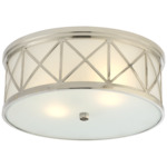 Montpelier Ceiling Light - Polished Nickel / Frosted