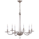 Bernardo Chandelier - Polished Nickel