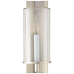 Truffaut Wall Sconce - Polished Nickel / Clear