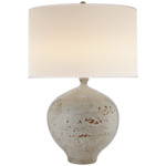 Gaios Table Lamp - Pharaoh White / Linen