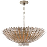 Hampton Chandelier - Burnished Silver Leaf