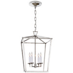 Darlana Lantern Pendant - Polished Nickel