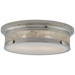 Alderly Ceiling Light - Polished Nickel / White