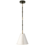 Goodman Metal Pendant - Bronze / Hand-Rubbed Antique Brass / Antique White with Brass interior