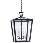 Darlana Outdoor Pendant - Bronze / Clear