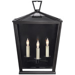 Darlana Solid Outdoor Wall Light - Bronze / Clear