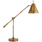 Goodman Adjustable Table Lamp - Hand Rubbed Antique Brass