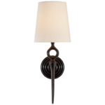 Bristol Wall Sconce - Aged Iron / Linen Nordy