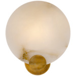 Iveala Wall Sconce - Hand Rubbed Antique Brass / Alabaster