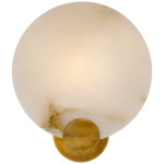 Iveala Wall Sconce - Hand-Rubbed Antique Brass / Alabaster