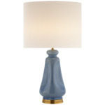 Kapila Table Lamp - Polar Blue Crackle / Linen