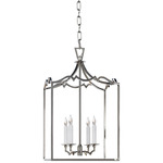 Darlana Fancy Lantern Pendant - Polished Nickel