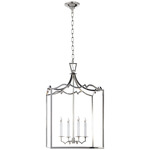 Darlana Fancy Lantern Pendant - Polished Nickel