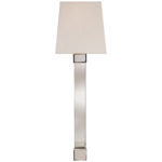 Edgar Wall Sconce - Polished Nickel / Crystal / Silk