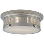 Alderly Ceiling Light - Polished Nickel / White