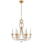 Milan Chandelier - Venetian Gold