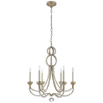 Milan Chandelier - Venetian Silver