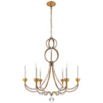 Milan Chandelier - Venetian Gold