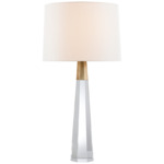 Olsen Table Lamp - Brass / Crystal / Linen