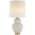 Michelena Table Lamp - Chalk White / Linen