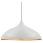 Agnes Pendant - Plaster White