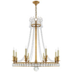 Regency Chandelier - Hand-Rubbed Antique Brass