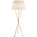 Lebon Floor Lamp - Gild / Linen