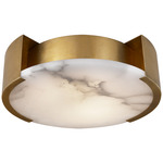 Melange Ceiling Light - Antique-Burnished Brass / Alabaster