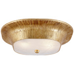 Utopia Detail Ceiling Light - Gild / Fractured Glass