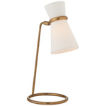 Clarkson Table Lamp - Hand Rubbed Antique Brass / Linen