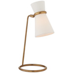 Clarkson Table Lamp - Hand-Rubbed Antique Brass / Linen
