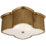 Bolsena Clover Ceiling Light - Gild / Frosted