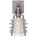 Covington Wall Sconce - Antique Nickel / Clear